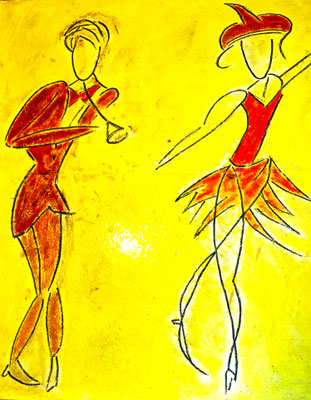Defy the misery | Acryl auf Holz | 740€