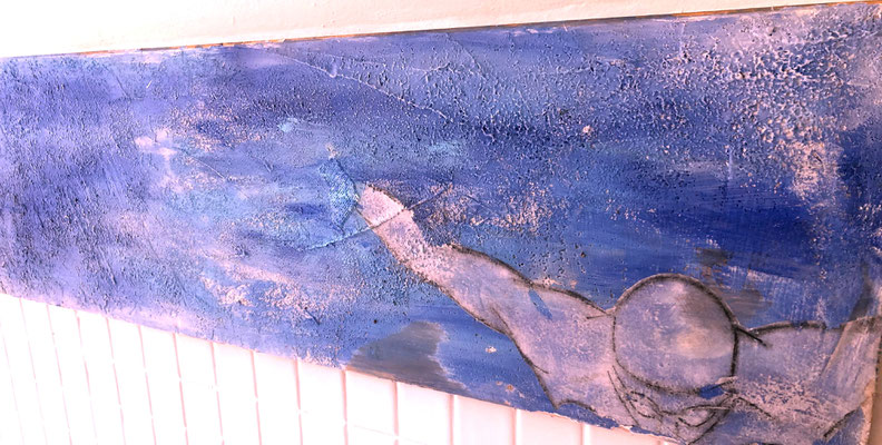 Flying Water | Acryl auf Holz | 120x40cm | 360€