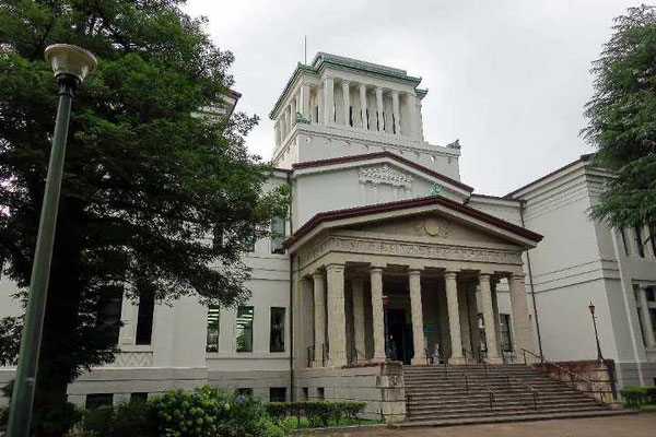 練習再開の大倉山記念館