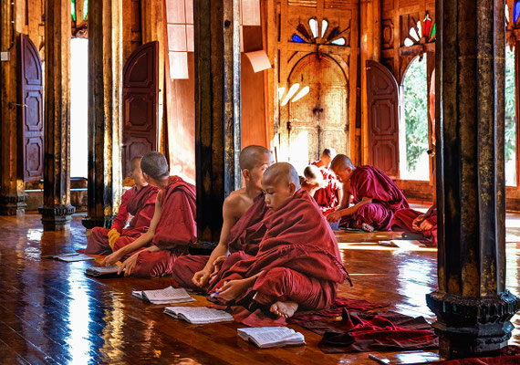 im KlosterShwe Yan Pyay in Shwe Yaunghwe Kyaung