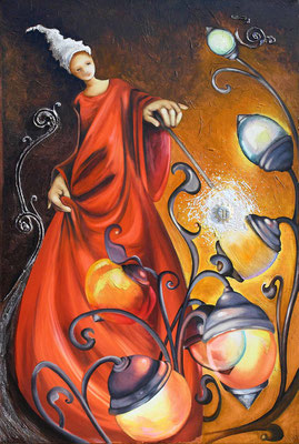 La fée lumière - VENDU - Possible en digigraphie ou reproduction sur toile