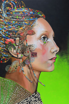 Dreadlocks - 80 x 120 - Original - 2500 - Disponible et possible en édition ou reproduction limité à 30 exemplaires