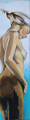 Nu - 30 X 120 - Huile sur toile - 950€