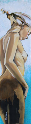 Nu - 30 X 120 - Huile sur toile - 950€