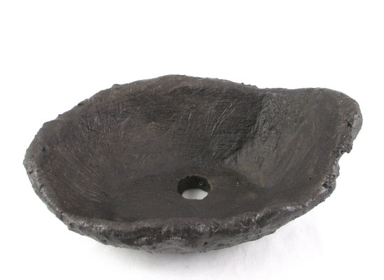 Bonsaischale oval im Farbton anthrazit