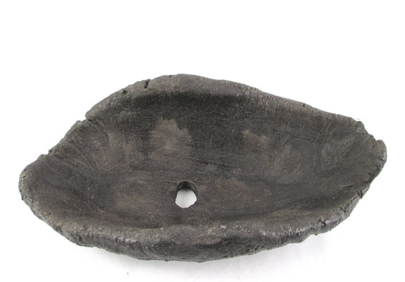 Bonsaischale floßform im Farbton anthrazit