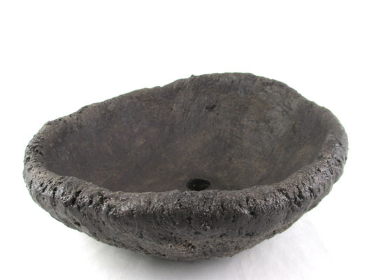 Bonsaischale Form rund in anthrazit