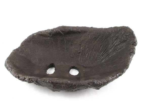 Bonsaischale floßform im Farbton anthrazit