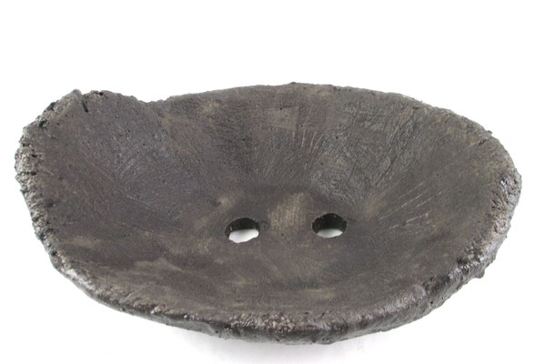 Bonsaischale oval im Farbton anthrazit