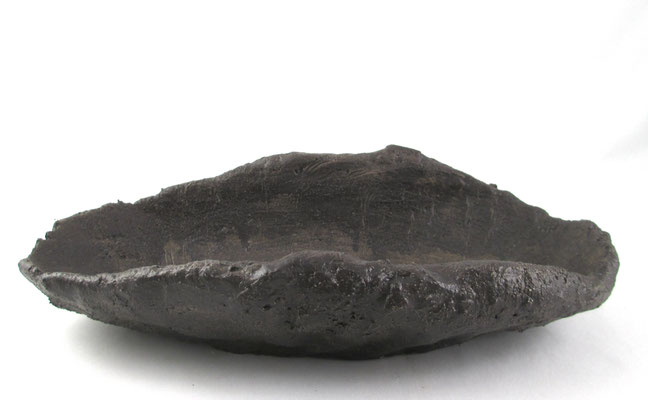 Bonsaischale floßform im Farbton anthrazit