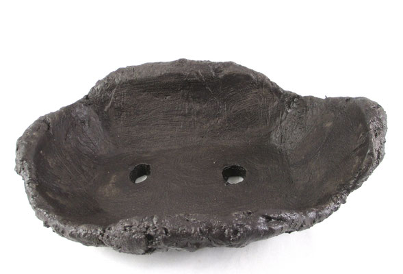 Bonsaischale oval im Farbton anthrazit