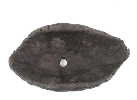 Bonsaischale floßform im Farbton anthrazit