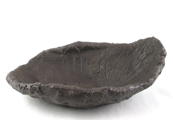 Bonsaischale floßform im Farbton anthrazit