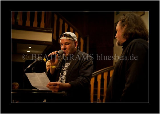 Verleihung German Blues Award: Solo/Duo, Georg Schroeter, Abi Wallenstein