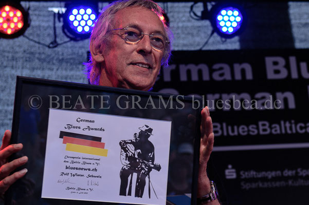 Rolf Winter - Verleihung German Blues Award – Ehrenpreis: International