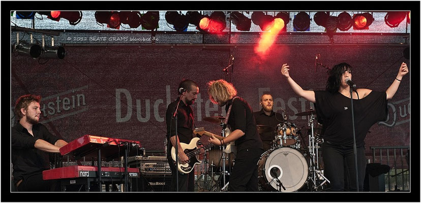 Jessy Martens & Band - 17. August 2012 - Ducksteinfestival Kiel