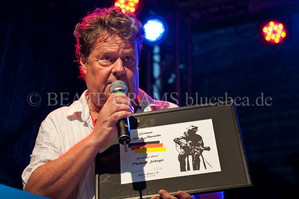 Thomas Scheytt, Verleihung German Blues Award – Ehrenpreis: Piano