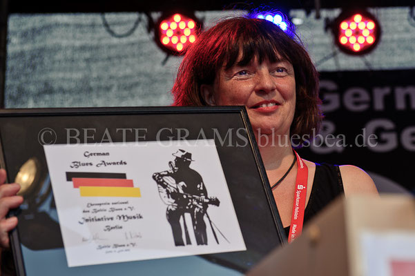 Initiative Musik, Berlin, Ina Kessler, Verleihung German Blues Award – Ehrenpreis: National