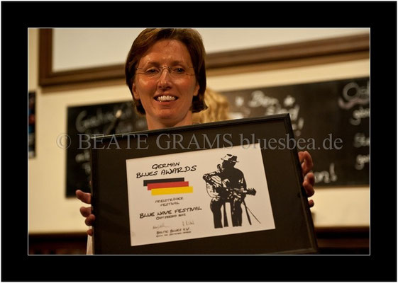 Marikke Behrens - Kurverwaltung Ostseebad Binz, Verleihung German Blues Award: Festival