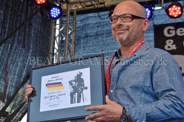 Michael Maass - Verleihung German Blues Award – Ehrenpreis:Festival