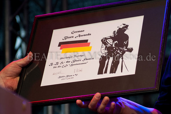 Business Man - BB & The Blues Shacks, Verleihung German Blues Award – Ehrenpreis: Tonträger