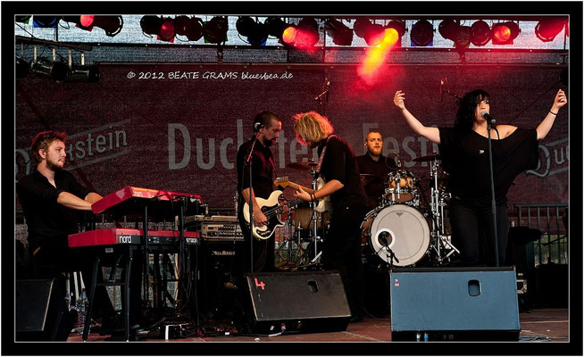 Jessy Martens & Band - 17. August 2012 - Ducksteinfestival Kiel