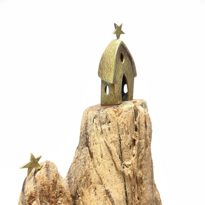 "Im Haus meines Vaters..." Detail. Haus ca. 3 cm groß