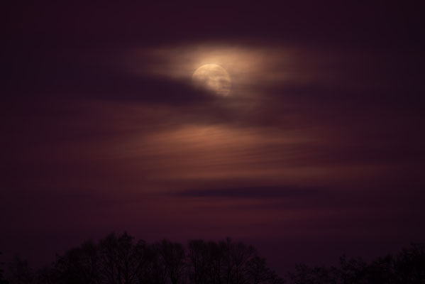 2023 - Vollmond nach Sunset im Chiemgau/Bayern