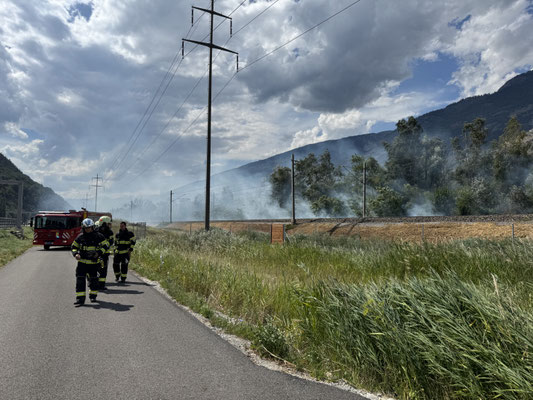 Brandausbreitung Richtung Westen