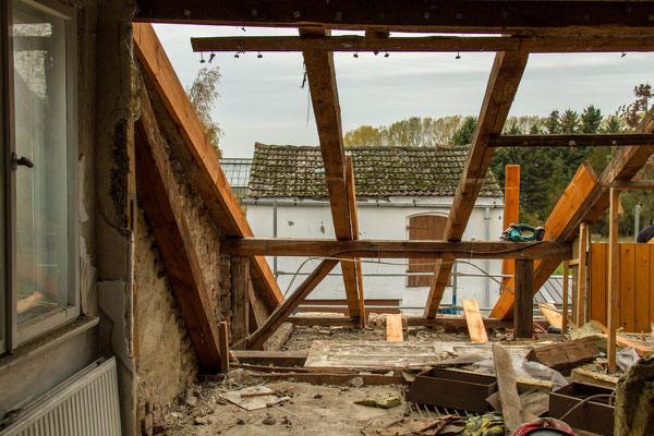 Das offene Schleppdach