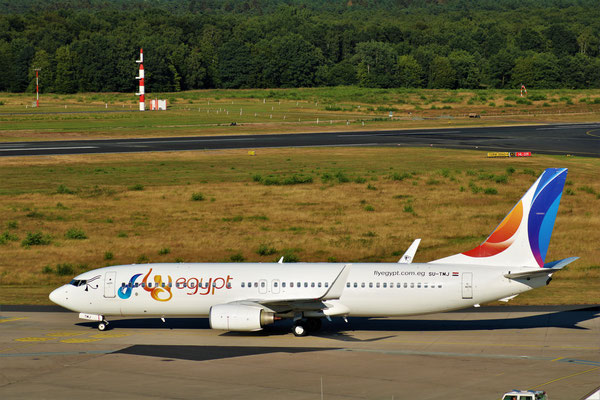 Boeing 737-800 Winglet, Fly Egypt, Köln-Bonn Airport, Juli 2018, Steve Baaß