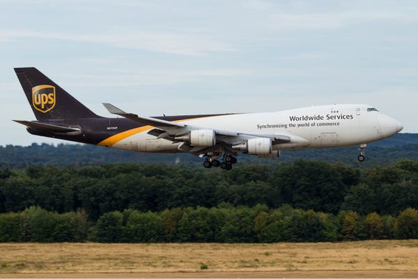 Boeing 747-400F UPS, 12.08.2018, Köln-Bonn Airport, Alexander Maier