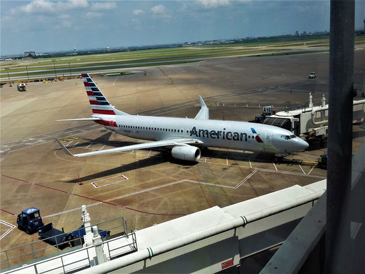 Boeing 737-800 Winglet American Airlines, Dallas Rort Worth, Mai 2018, Maxwell Leu