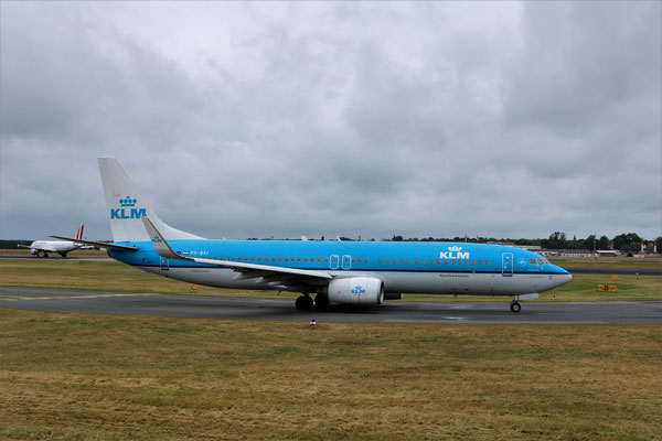 Boeing 737-800 Winglet von der Seite KLM, 24.06.2018, Berlin-Tegel, Steve Baaß