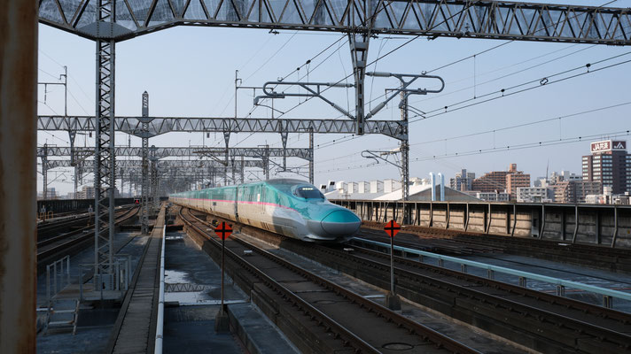 大宮駅の新幹線E5(U32), Shinkansen E5, Formation U32 in Omiya von Ingo Weidler