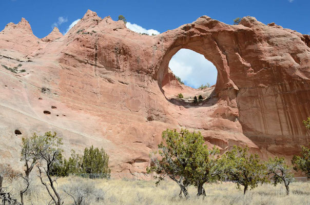 Der namensgebende Felsen der Navajo "Hauptstadt" - Window Rock