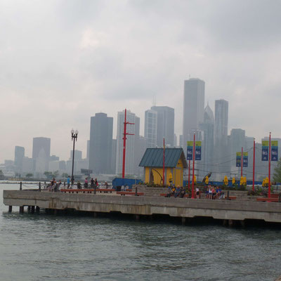 Skyline Chicago vom Navy Pier / Skyline from the Navy Pier