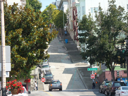 Stufen zum Coit Tower / Stairs to the Coit Tower