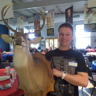 Ich und der Rentierkopf / Me and the reindeer head