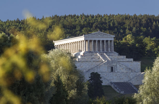 Blick zur Walhalla bei Donaustauf © Landkreis Regensburg_Stefan Gruber