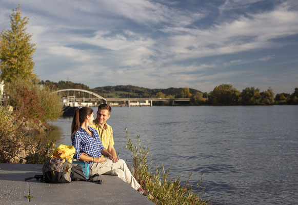 Die Donau bei Deggendorf © Tourismusverband Ostbayern e.V., Fotograf Stefan Gruber