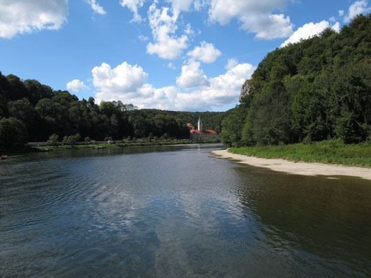 Donaublick auf das Kloster Weltenburg, Foto: Michael Körner