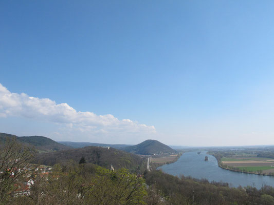 Blick von der Burgruine Donaustauf, Foto Michael Körner