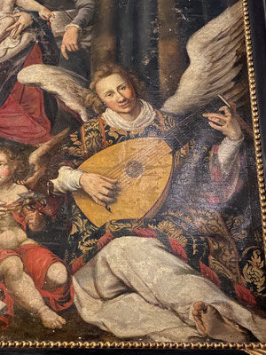ThP 230325 Maastricht - Onze Lieve Vrouwebasiliek - Schilderij 'De Heilige Familie' 