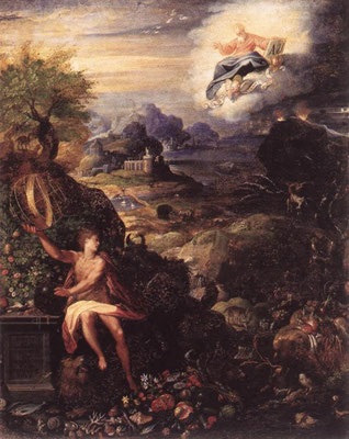 Jacopo Zucchi (1542-1596) - De Allegorie van de Creatie. Publiek domein - via Wikimedia Commons.