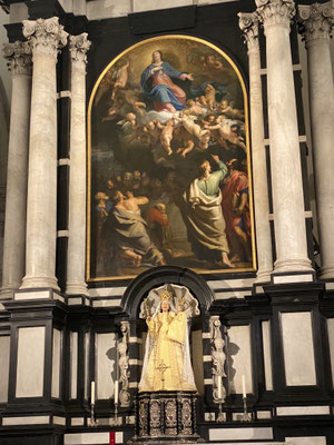 ThP 230630 Brussel - Kathedraal - Kapel van Onze-Lieve-Vrouw van de Bevrijding - Tenhemelopneming van Maria - 17e eeuw - Jean Baptiste de Champaigne