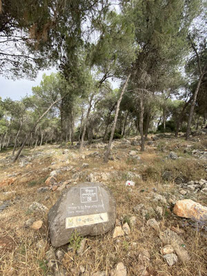 ThP 230602 Israël - Saffuriya/ Tzippori - De Sanhedrin Trail, een 70 kilometer lang wandelpad door Galilea naar Tiberias, dat de geschiedenis van de Joodse Raad van Wijzen herdenkt. Inhuldiging bij het 70-jarig bestaan van Israël.