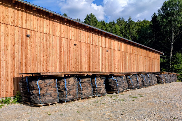 Brennholzlagerung