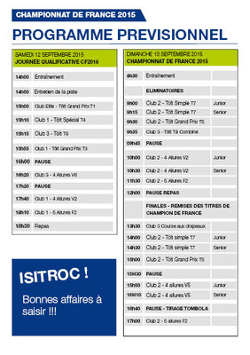 Programme provisoire