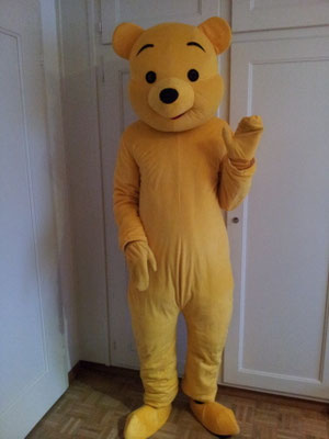 WinniPuuh/Goldbär für Körpergrösse bis ca. 185cm, Gr. L, Fr. 39.-